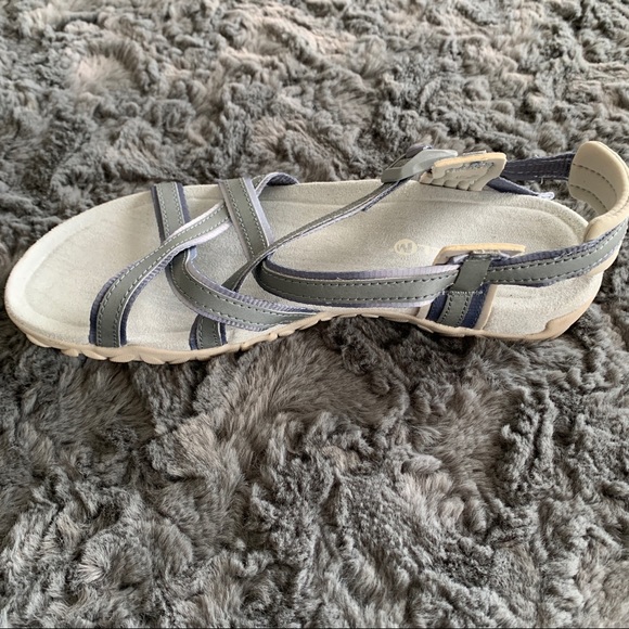 Merrell gray sport sandals women’s size 7 - Picture 7 of 9